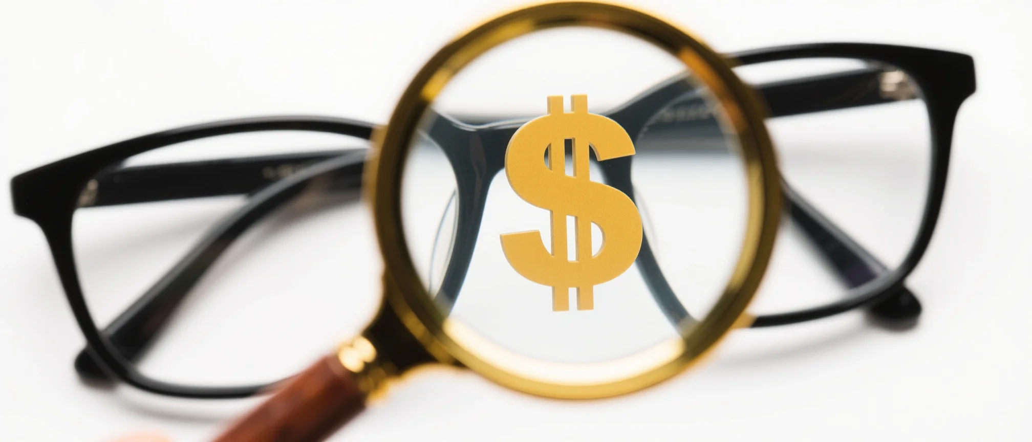 Transparent pricing illustration showing price breakdown components